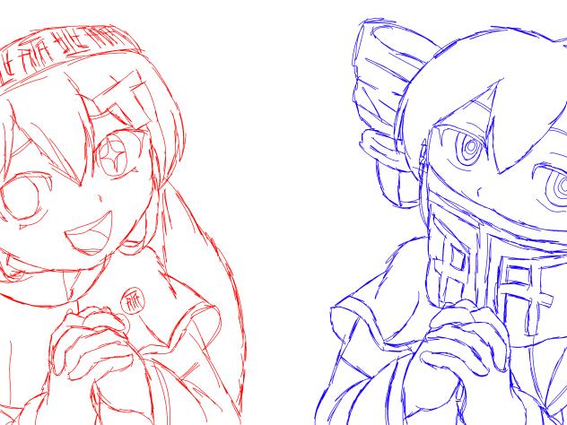 描き途中