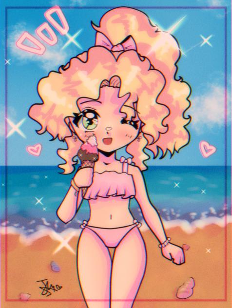 🎀🍨Elaine on the beach🍨🎀