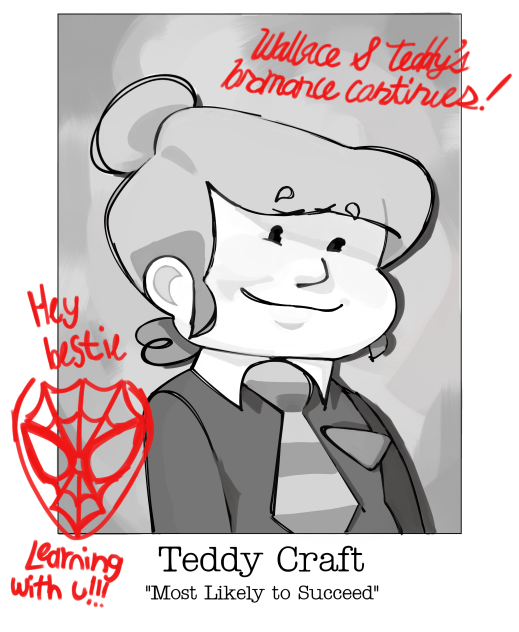 ❤️Teddy's yearbook photo