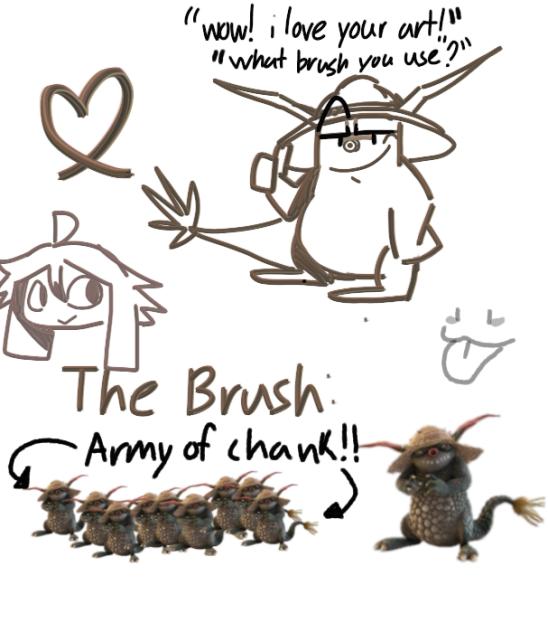 what brush you use-