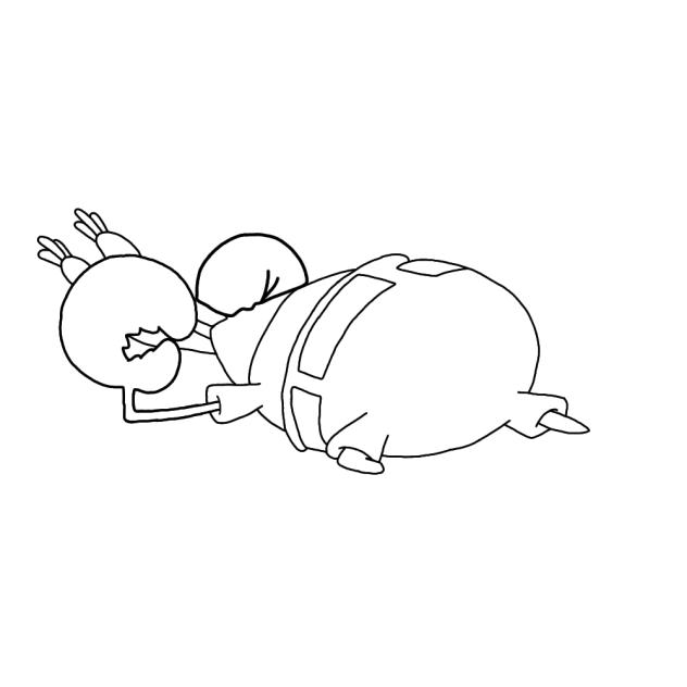 mr krabs outline