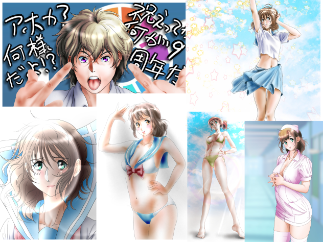 #今月描いた絵を晒そう❤️’20.6