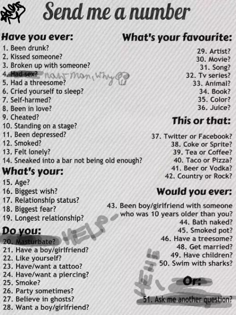 Tell me number r numbers in comments pls