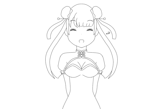 たまゆら。線画