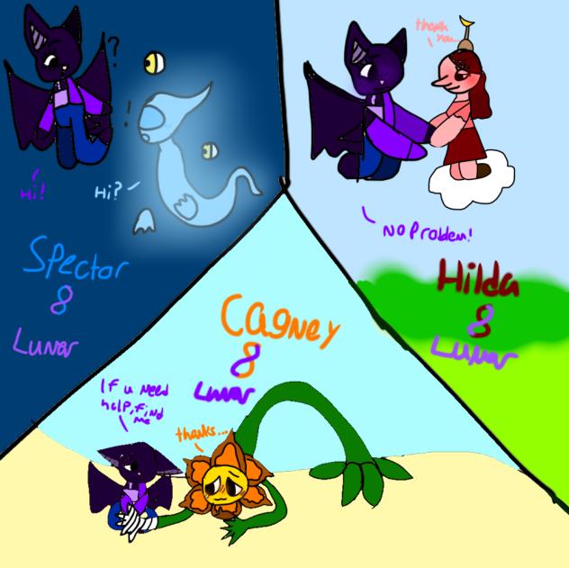 how my oc met her friends