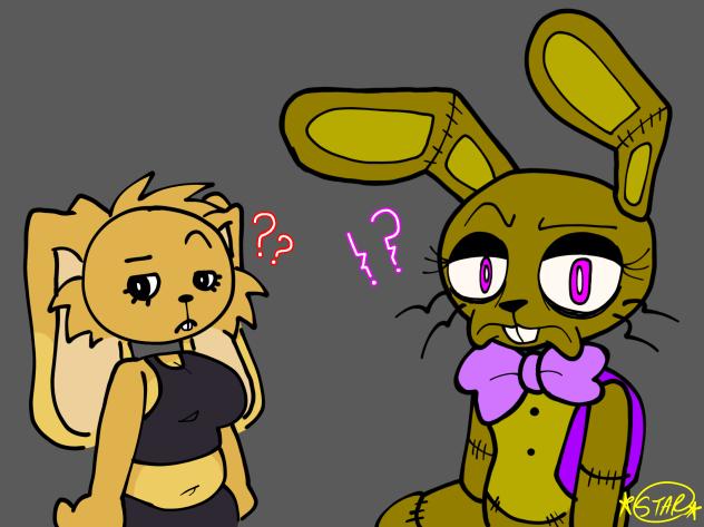 Goldie and GlitchTrap doodle