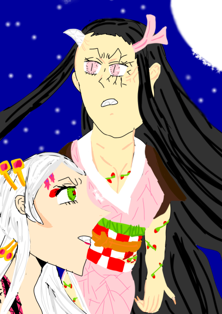 nezuko vs daki