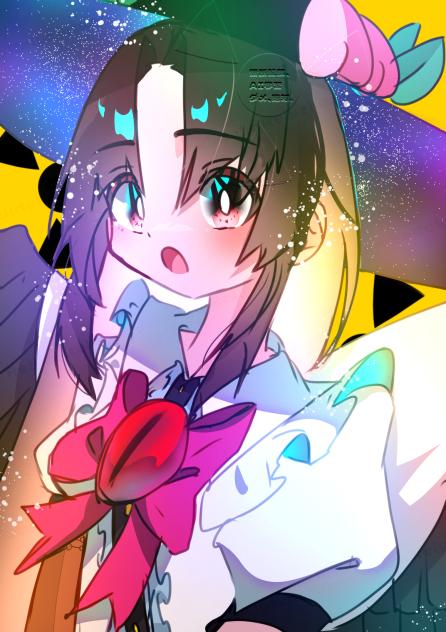 天子のコスプレをしてるお空