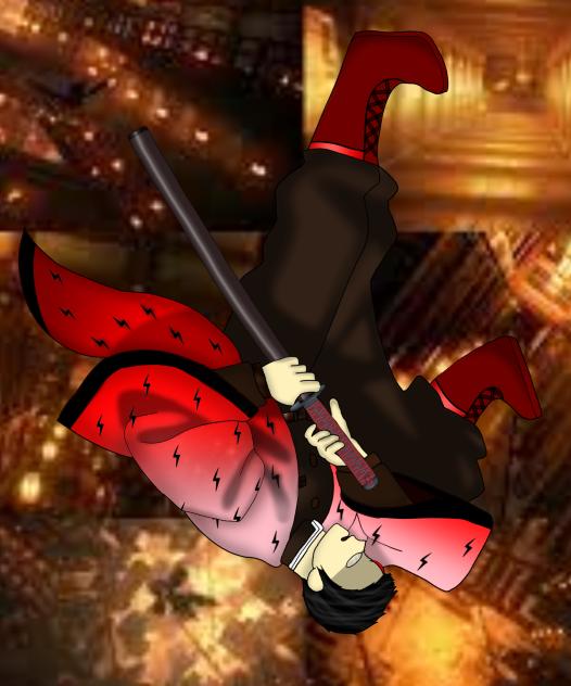 Bro falling in infinity castle