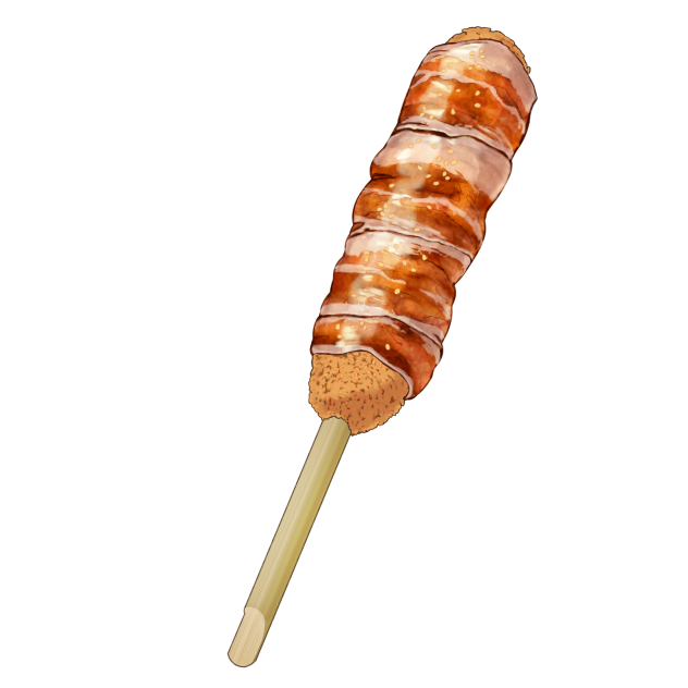 肉巻きおにぎり棒