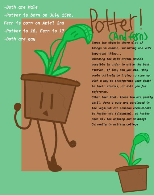 Potter and fern!