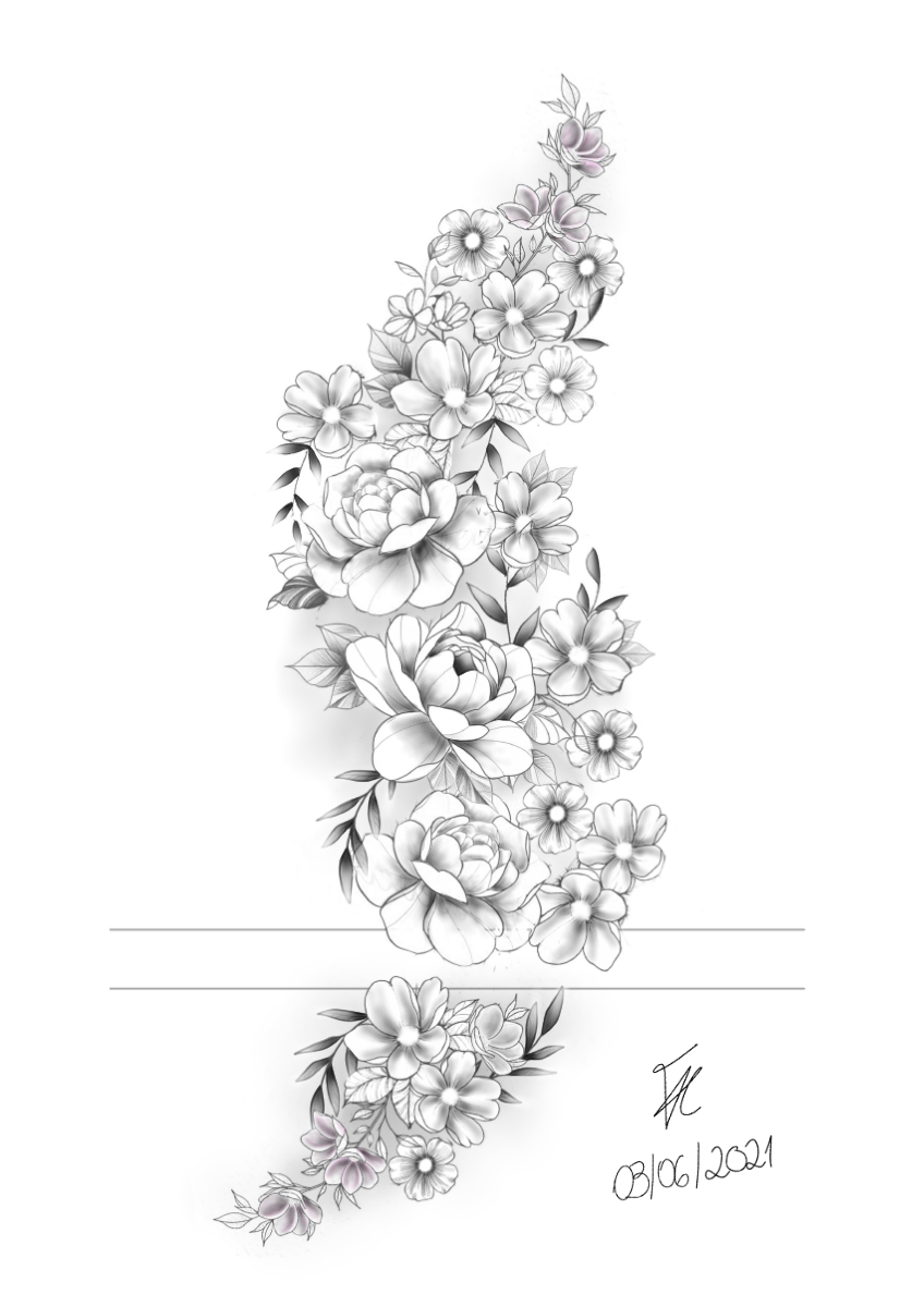 Piece of floral - ibisPaint