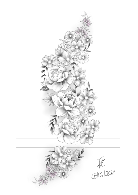 Piece of floral - ibisPaint