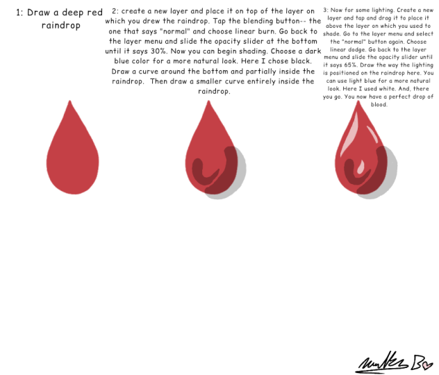 Blood Drop Tut. 😄