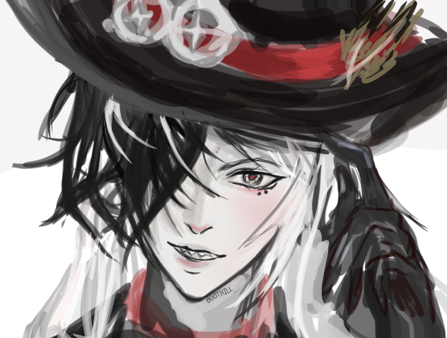 doodle of boothill from honkai star rail