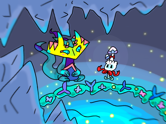 Neostar & Wysverns’ cave home! 🪨💧