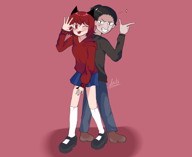 Friend and me