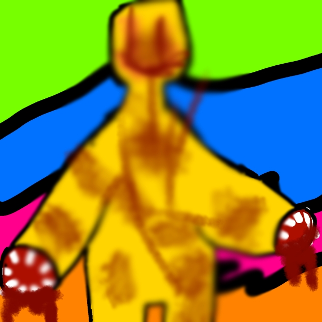 Partygoer art piece