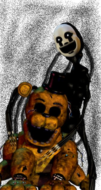 Possessed Withered Golden Freddy