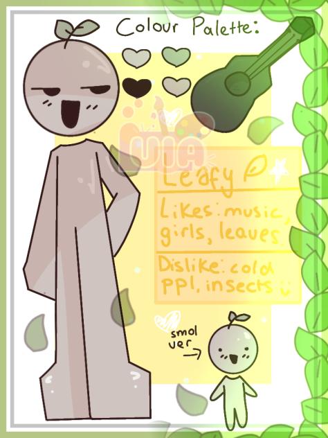 Leafy reference sheet