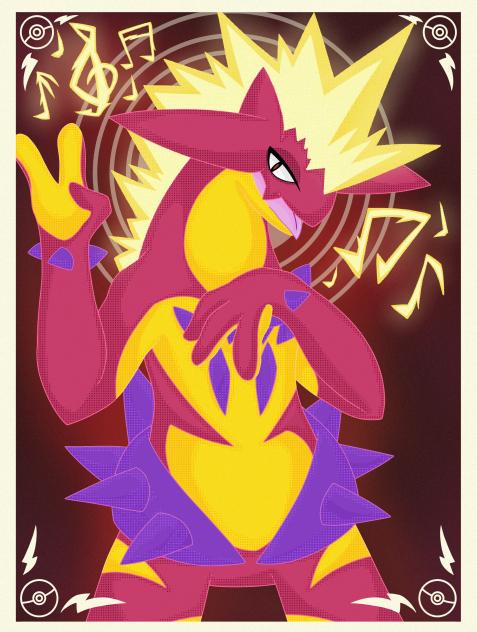 My shiny toxtricity Trixie