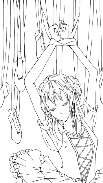 線画#塗ってください2