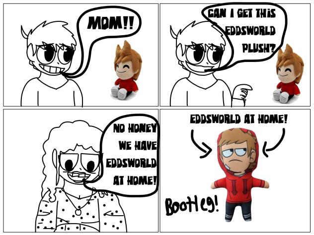 Bootleg Eddsworld plush meme