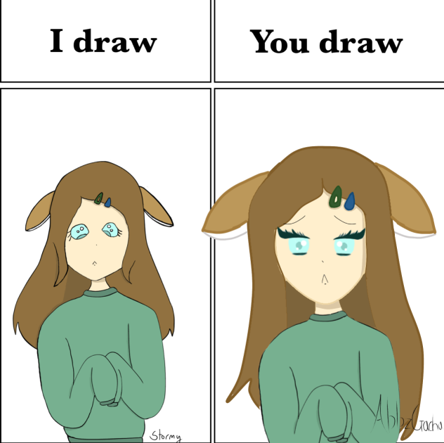 I draw you draw collab with stormy - ibisPaint