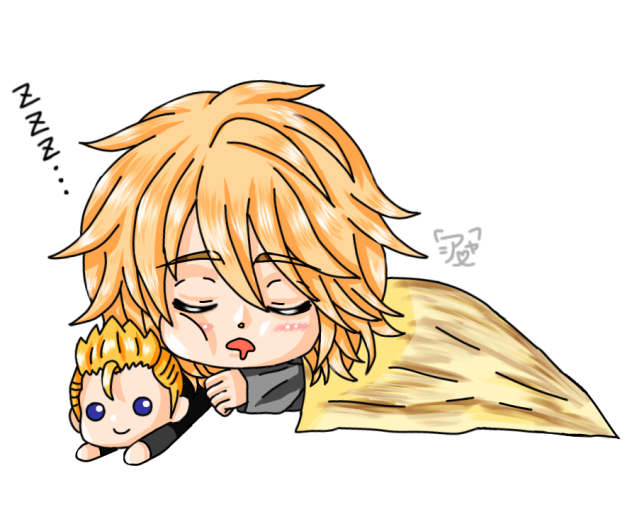 睡眠中のマイキー