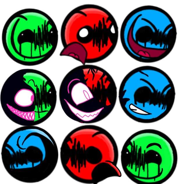 fanmade icons for fnf fire in the hole 🔥