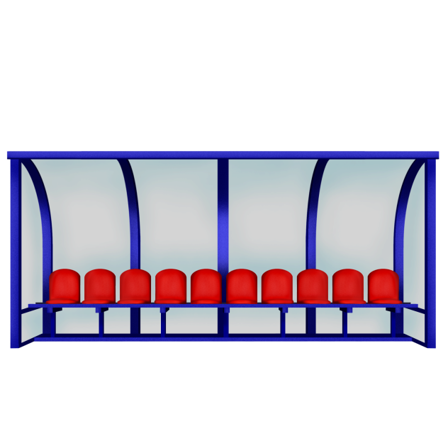 Stadium reserve bench