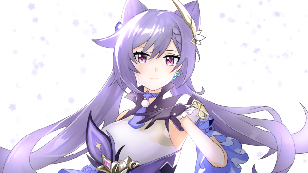 Drawing - Keqing (Genshin Impact)