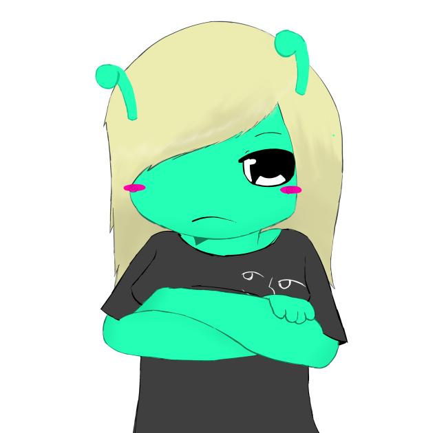 silly alien - ibisPaint