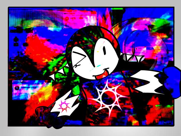 My desktop! DX (TW EYESTRAIN.)