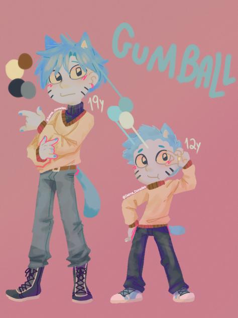 Gumball um gato bola 😻