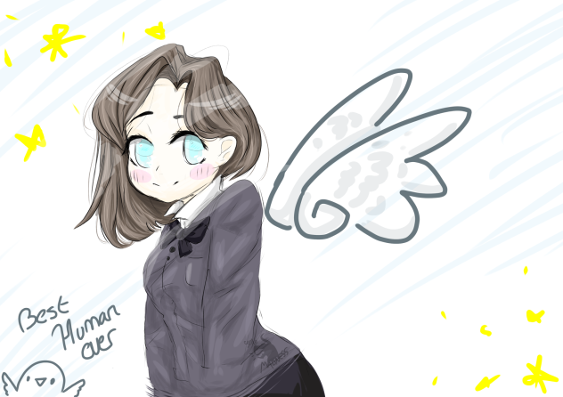 私が描いた最初の人間