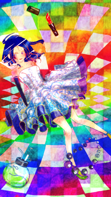 yuuさん線画塗らせていただきました。