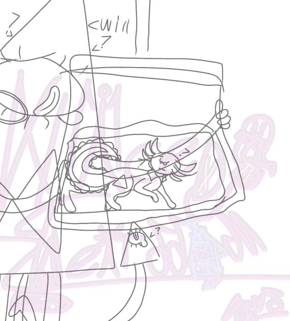 Will holding Axy in a bag. [W.I.P.]