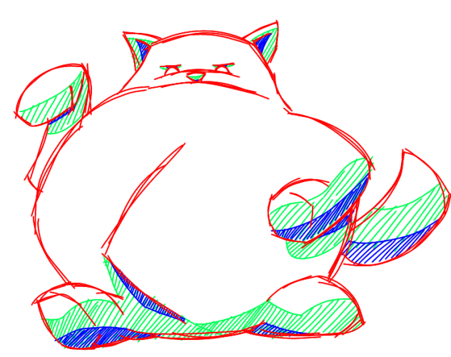 Rough Sketch and Shading Sample