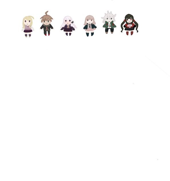 Danganrounpa stickers of my favorites