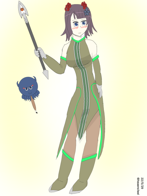 514作目ティア衣装の北斎