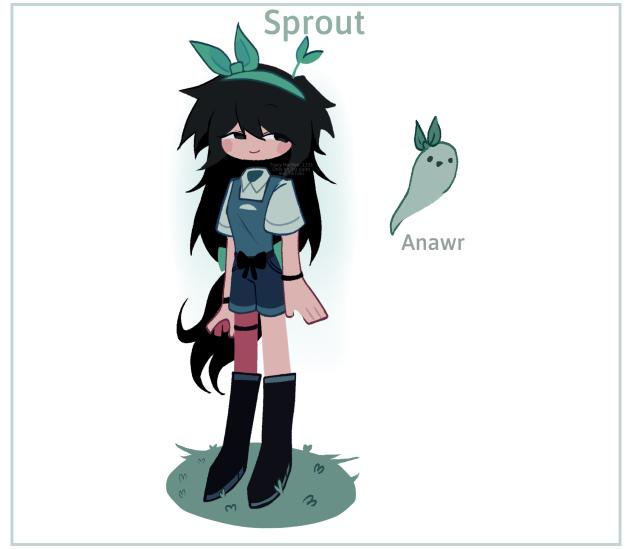 Sprout and her traveling companion!