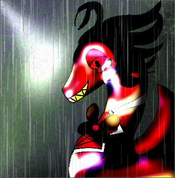 alastor but as a dragon