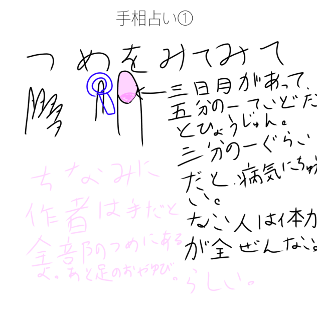 手相占い①
