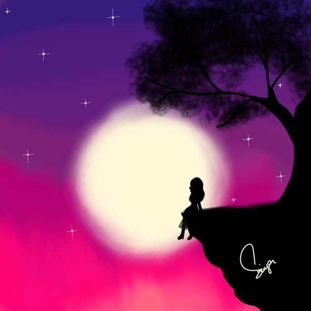 Lone girl