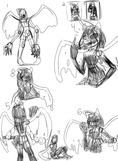 Beast Alice Sketches.