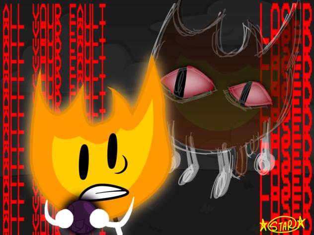 BFDI CreepyPasta “The Forgotten Island”