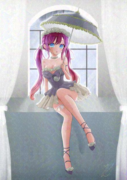 お気に入りの傘は部屋の中で