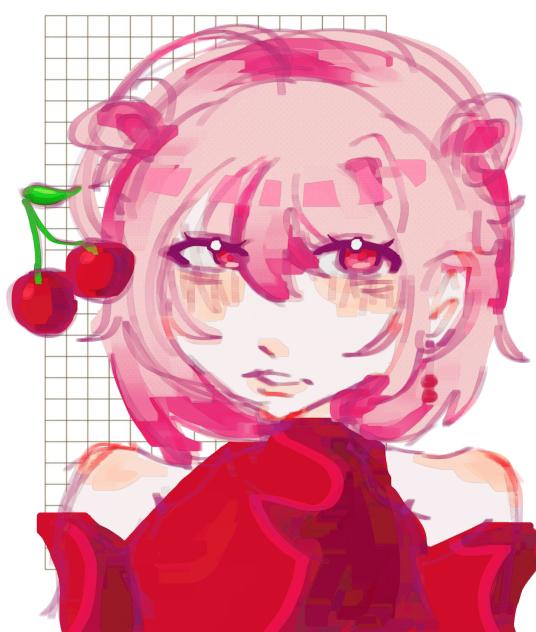 CHERRY BLOSSOM ICE TEA - ibisPaint