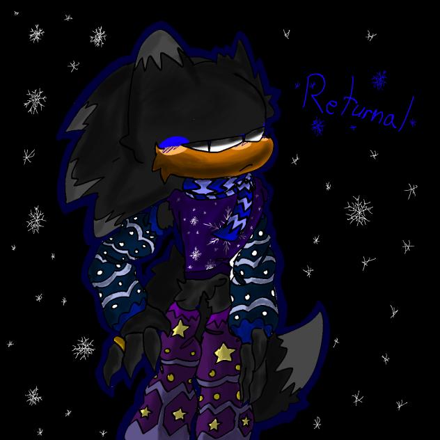 Returnal in His Christmas Outfit